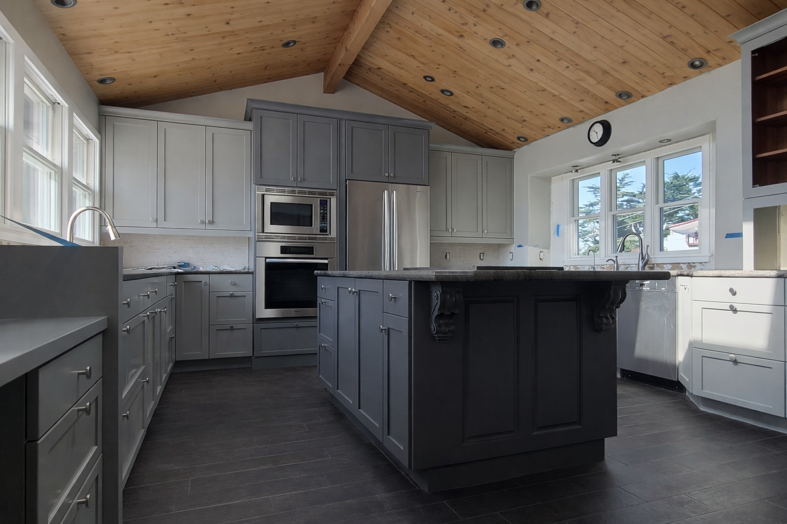 Interior painting project by Bruce Owens Painting in a Cambria kitchen