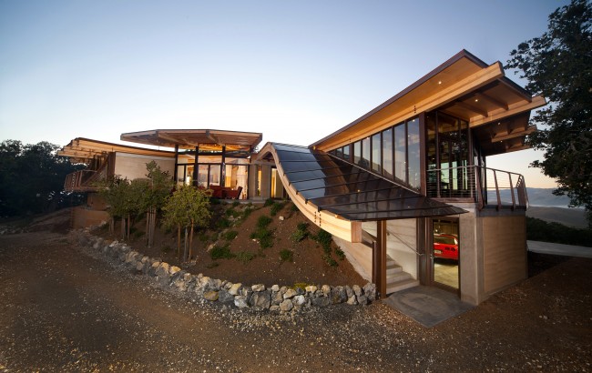 Wide angle Central Coast exterior painting project by Bruce Owens Painting